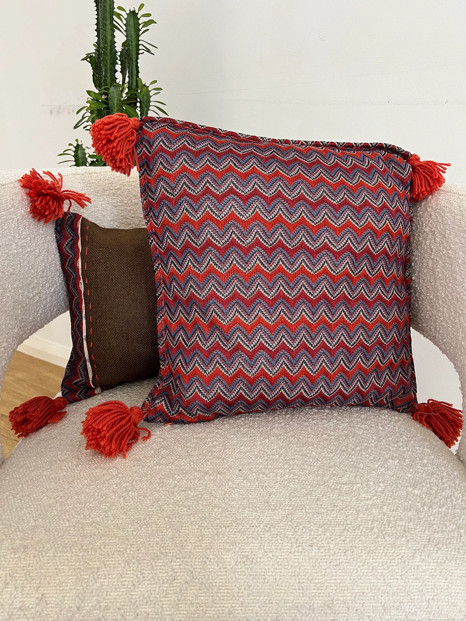 Bohemian Red cushion