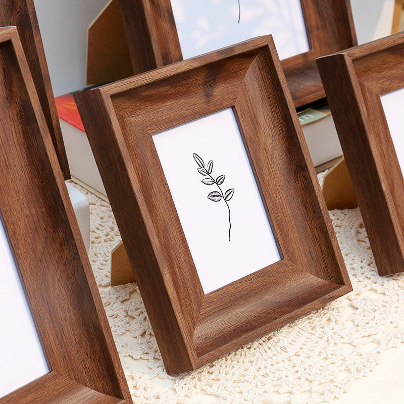 Brown photo frame