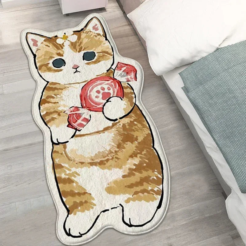 Cat Themed Non-Slip Rug and Doormat