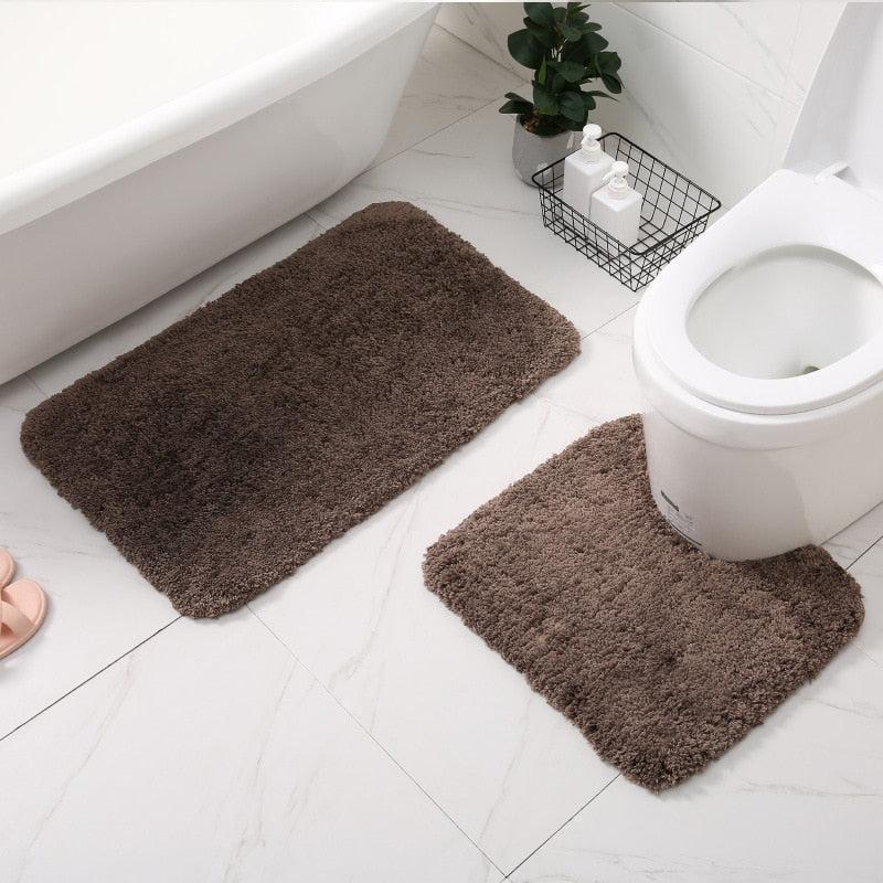 Anti-skid Bath  And Toilet Rugs Mat Set - Image #4