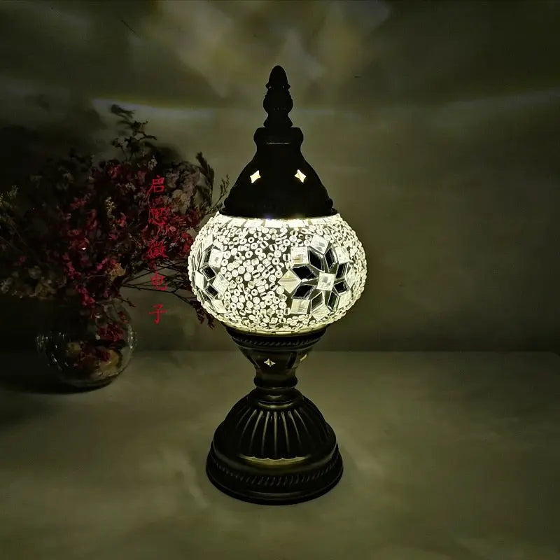 Turkish vintage mosaic table Lamp - Image #15