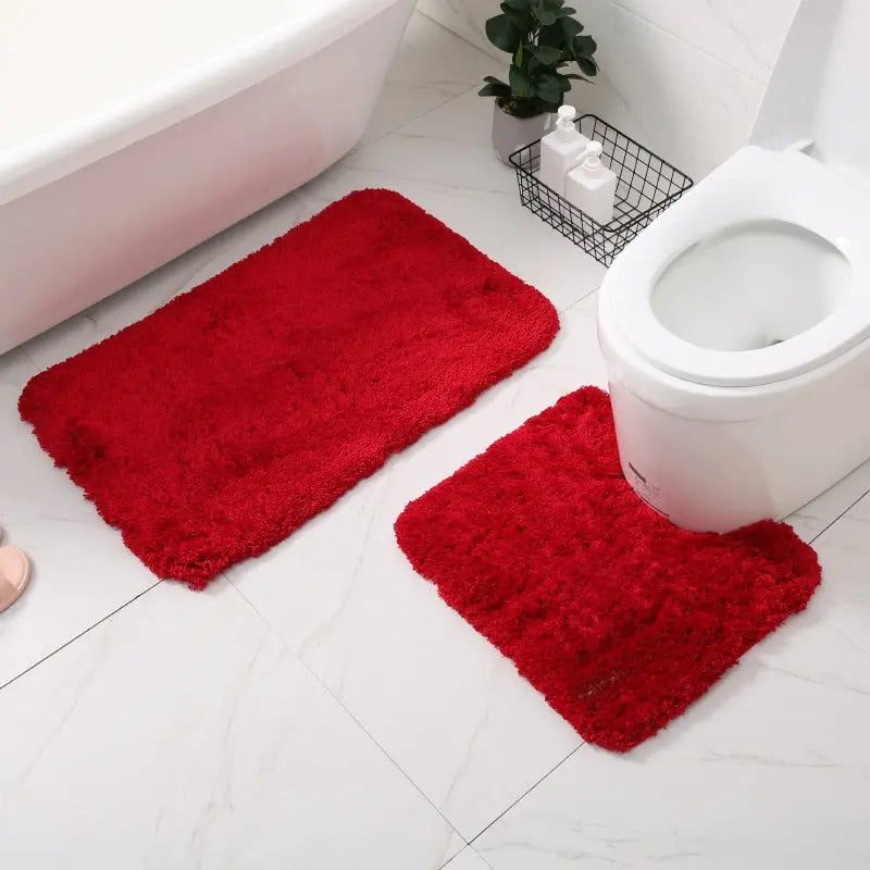 Anti-skid Bath  And Toilet Rugs Mat Set - Image #7