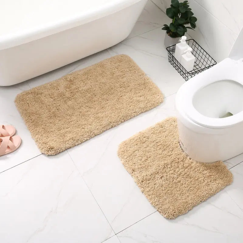 Anti-skid Bath  And Toilet Rugs Mat Set - Image #14