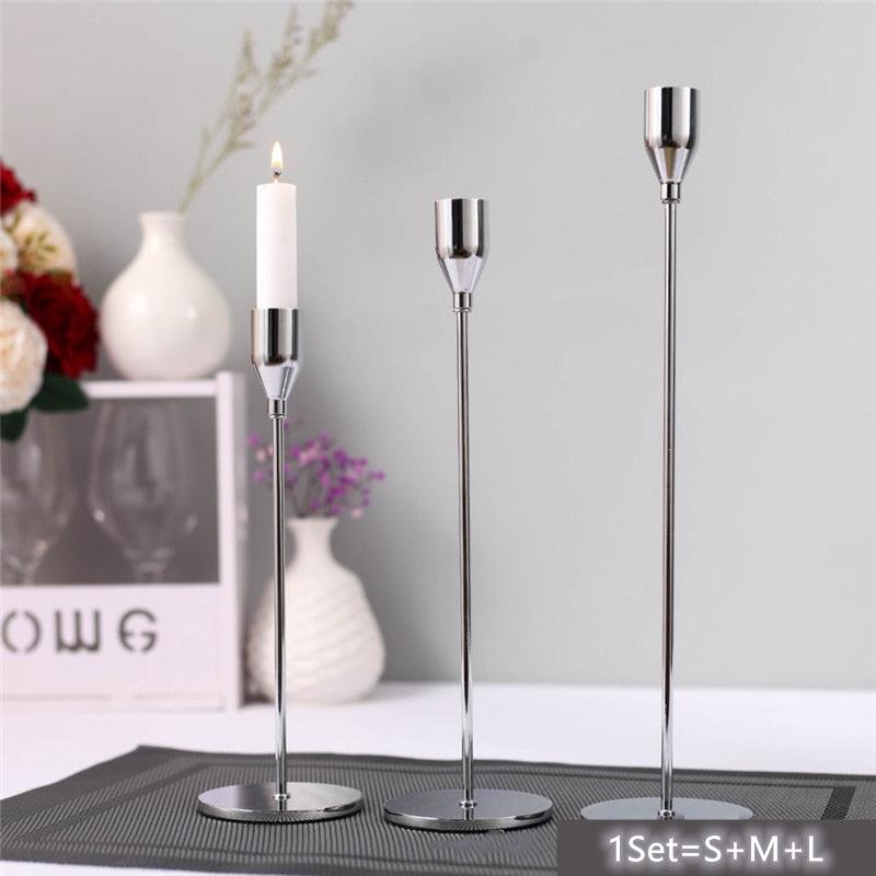 Luxury Long Metal Candle Holders - Image #5