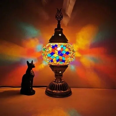 Turkish vintage mosaic table Lamp - Image #13