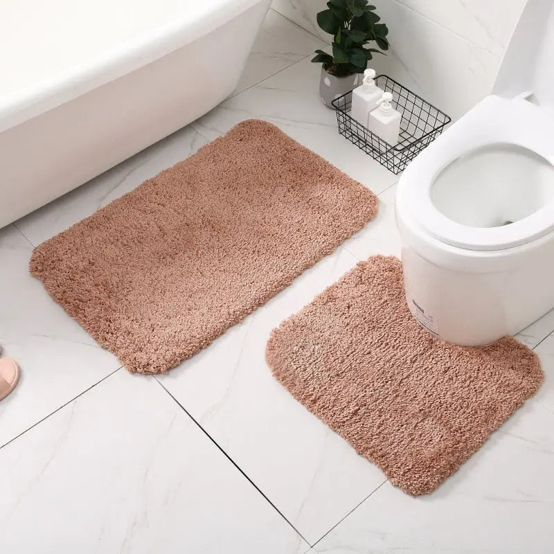 Anti-skid Bath  And Toilet Rugs Mat Set - Image #12