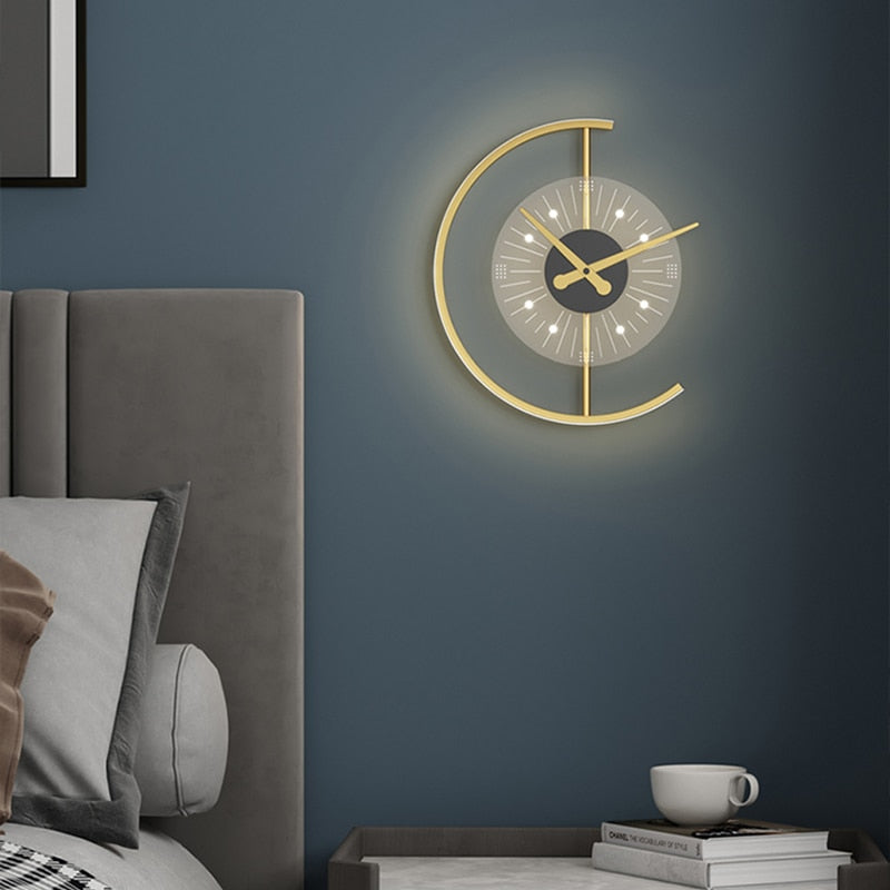 Creative LED wall clock