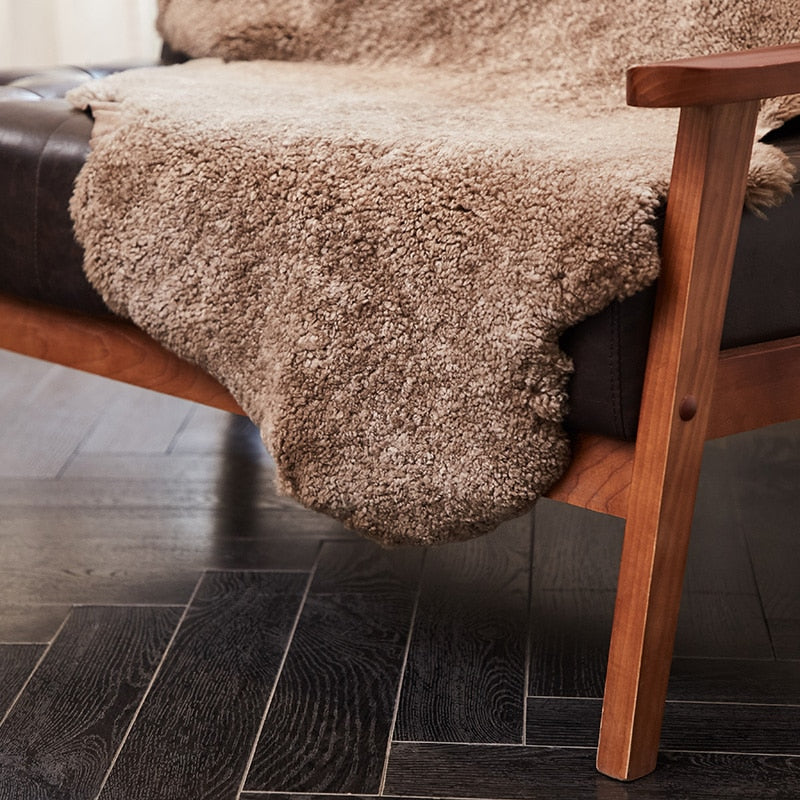 Natural Australia sheepskin floor rug