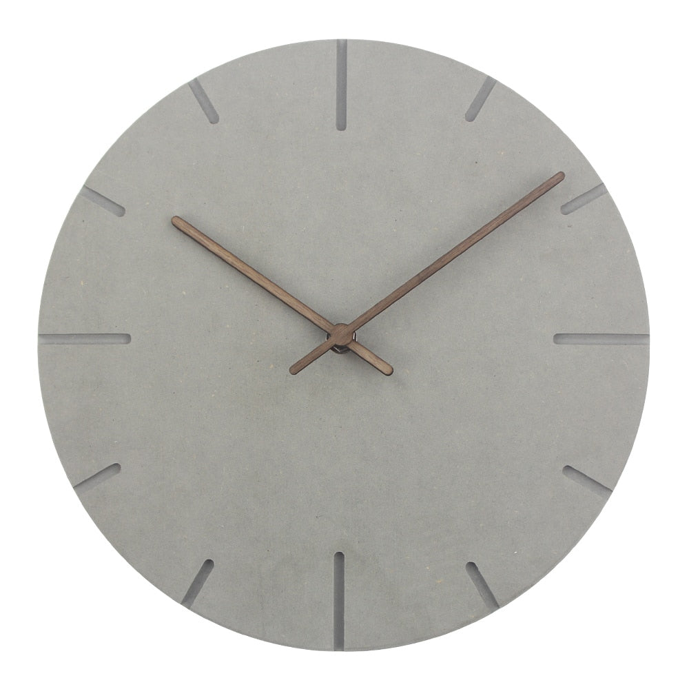 Minimal Wooden Wall Clock