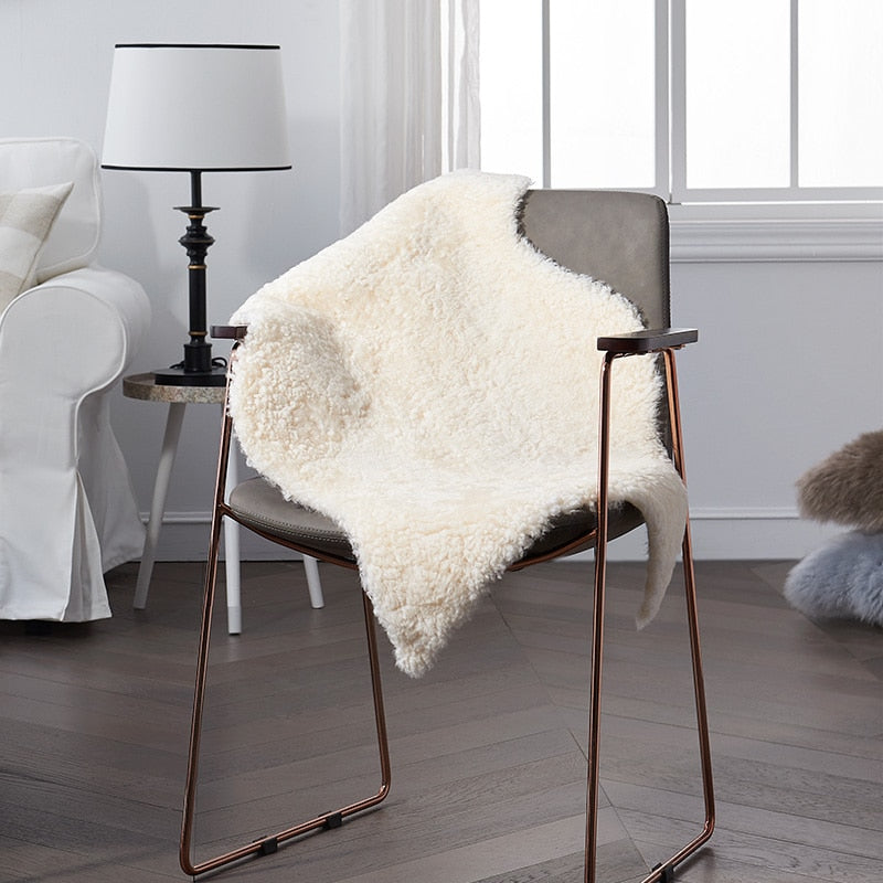 Natural Australia sheepskin floor rug