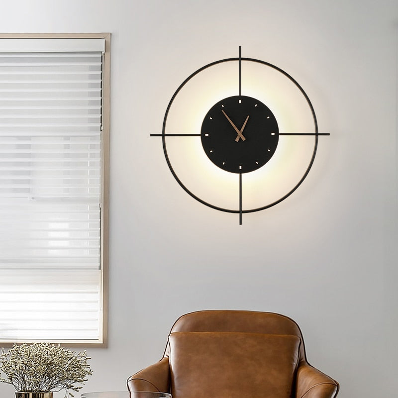 Creative LED wall clock