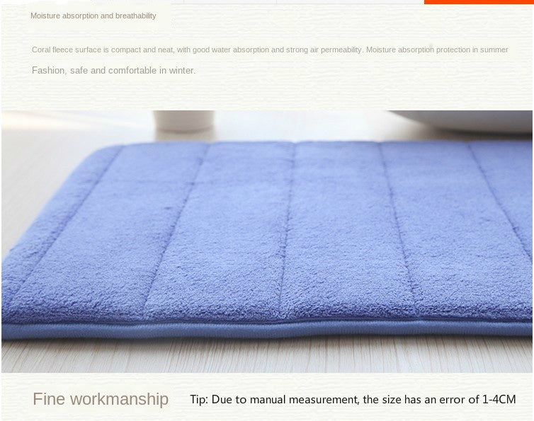 Non-slip Memory Foam Kitchen And Bathroom Mat