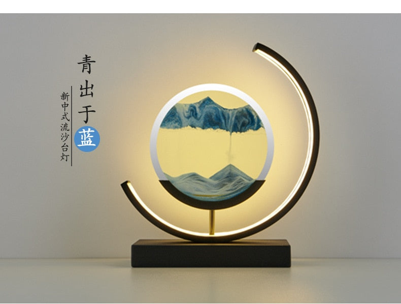 LED Moving Sand Motion Home Decor