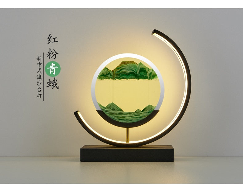 LED Moving Sand Motion Home Decor