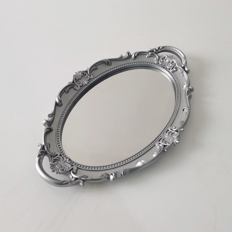 Antique Mirror Tray