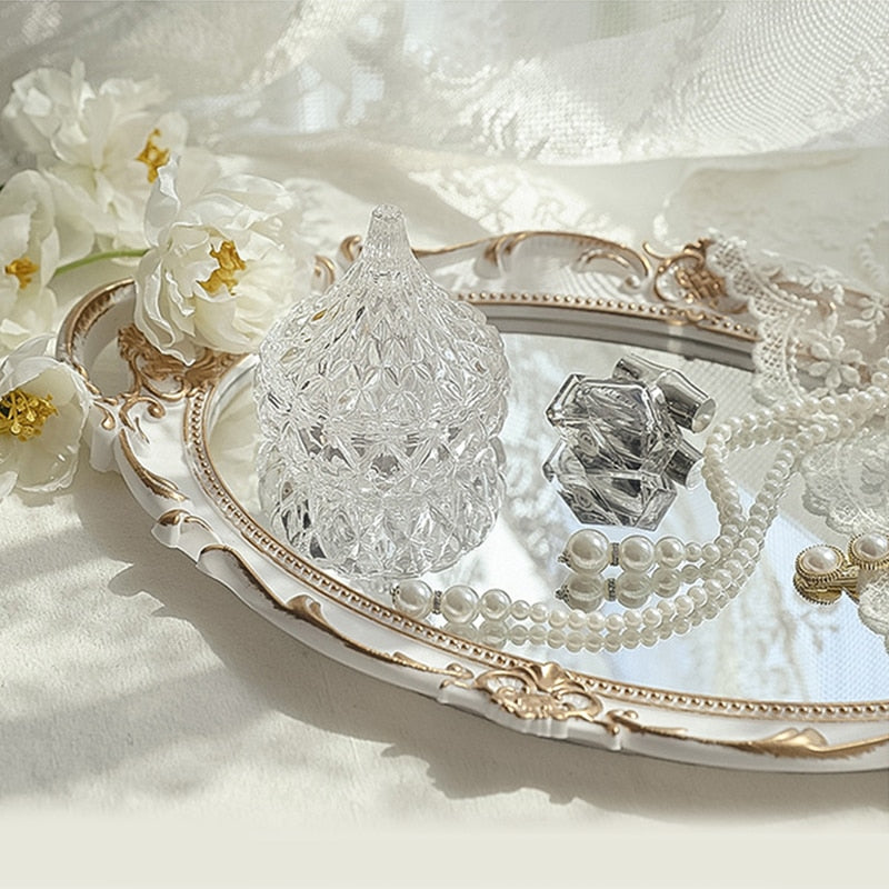 Antique Mirror Tray