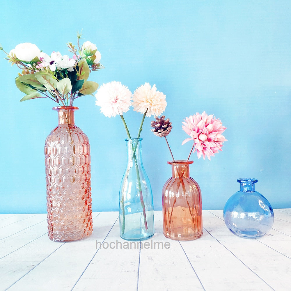 Coloured Glass Vase