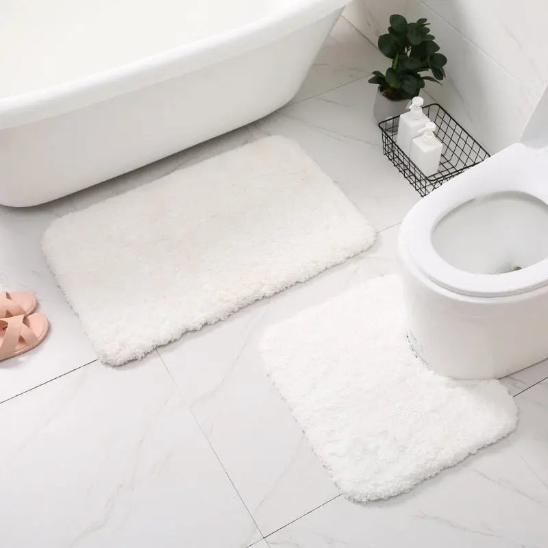 Anti-skid Bath  And Toilet Rugs Mat Set - Image #9