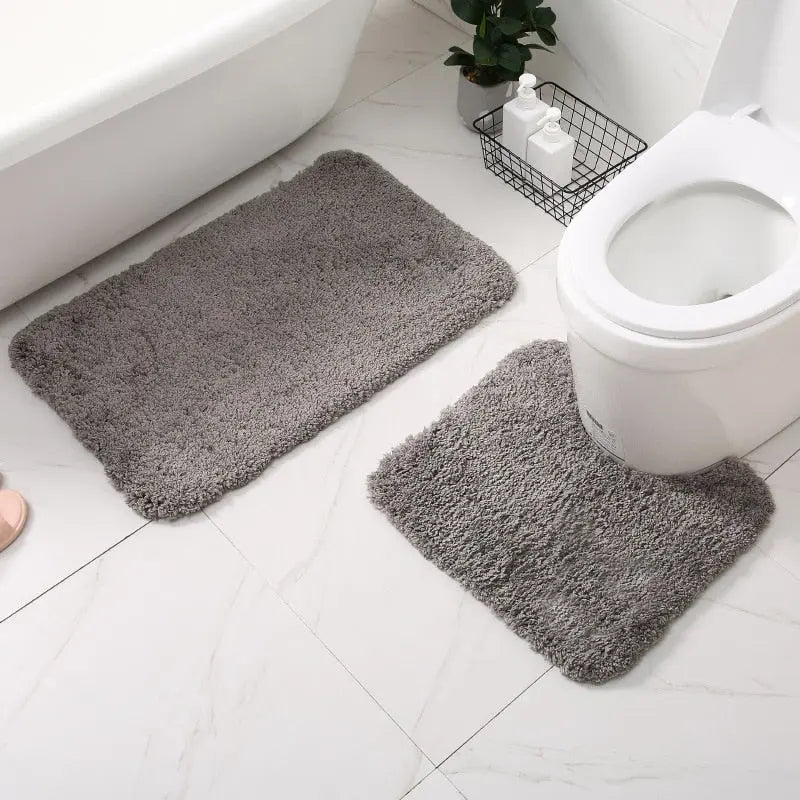 Anti-skid Bath  And Toilet Rugs Mat Set - Image #10