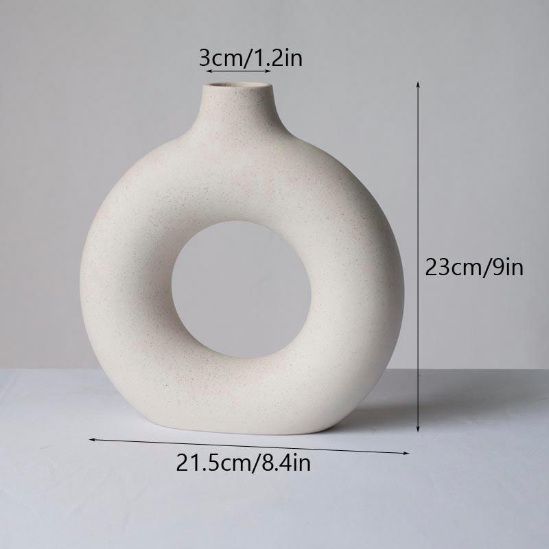 Round Ceramic Vase - Image #3